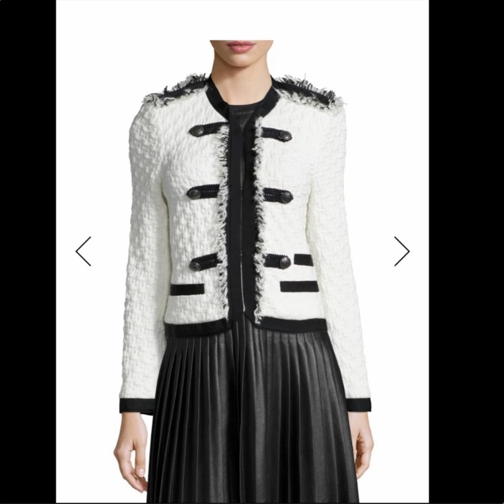 Rebecca Taylor “Lana” Tweed Military Jacket